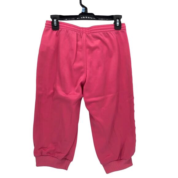 Adidas 3 Stripe Capri Athletic Pants Size M EUR 38 US 8 Pink Sample Y2K Gorpcore - Picture 5 of 7